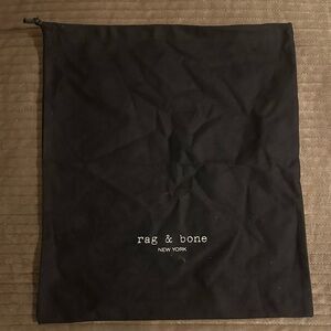 rag & bone Black Drawstring Dust Bag